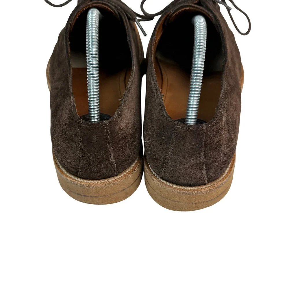 Lottusse 1877 Mens Dark Brown Suede Apron Split Toe Blucher Shoes‎ EU 41 LT02466